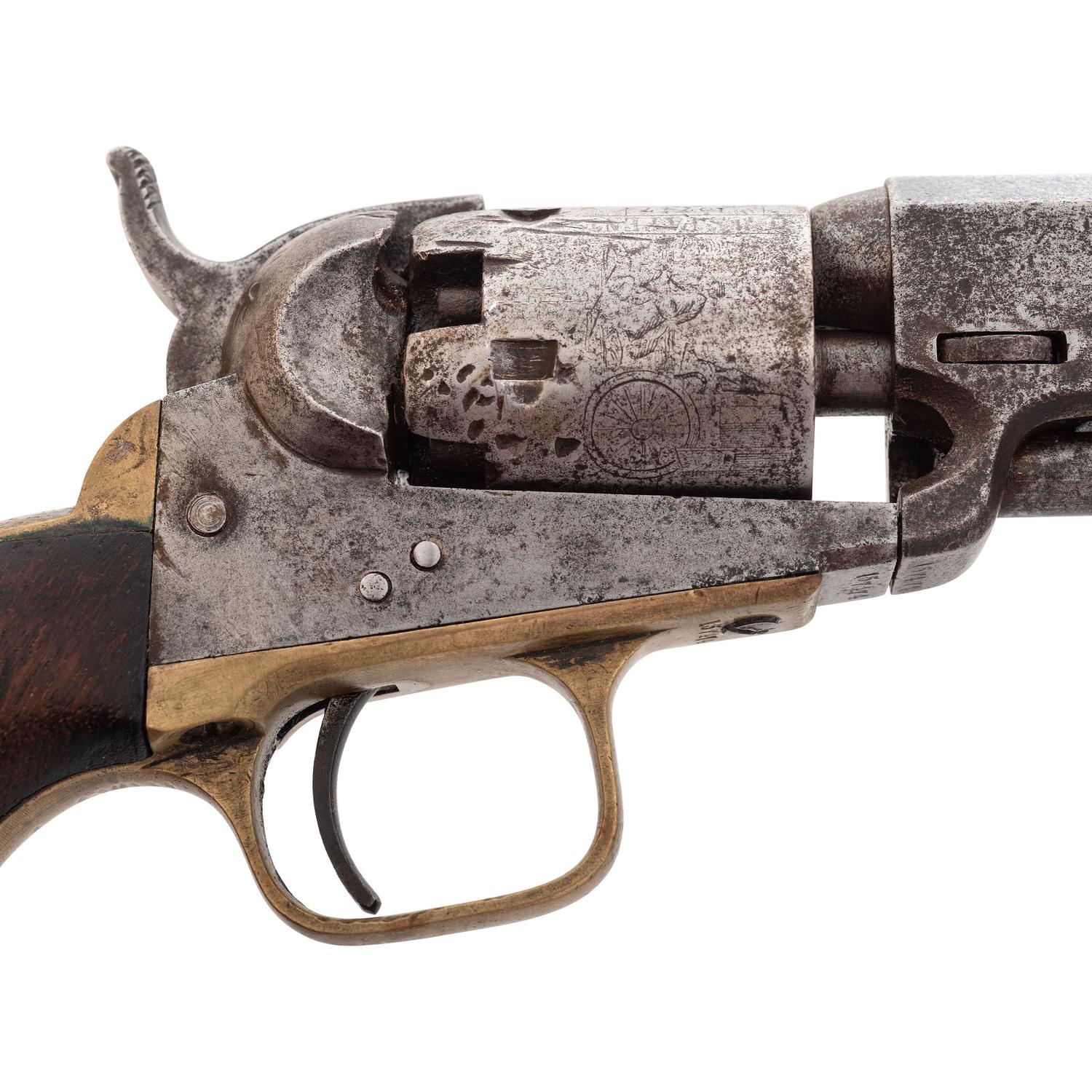 Colt Model 1849 Pocket Revolver Inscribed to George Ivers