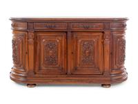 A Renaissance Revival Carved Oak Buffet