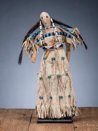 Sioux Beaded Hide Doll