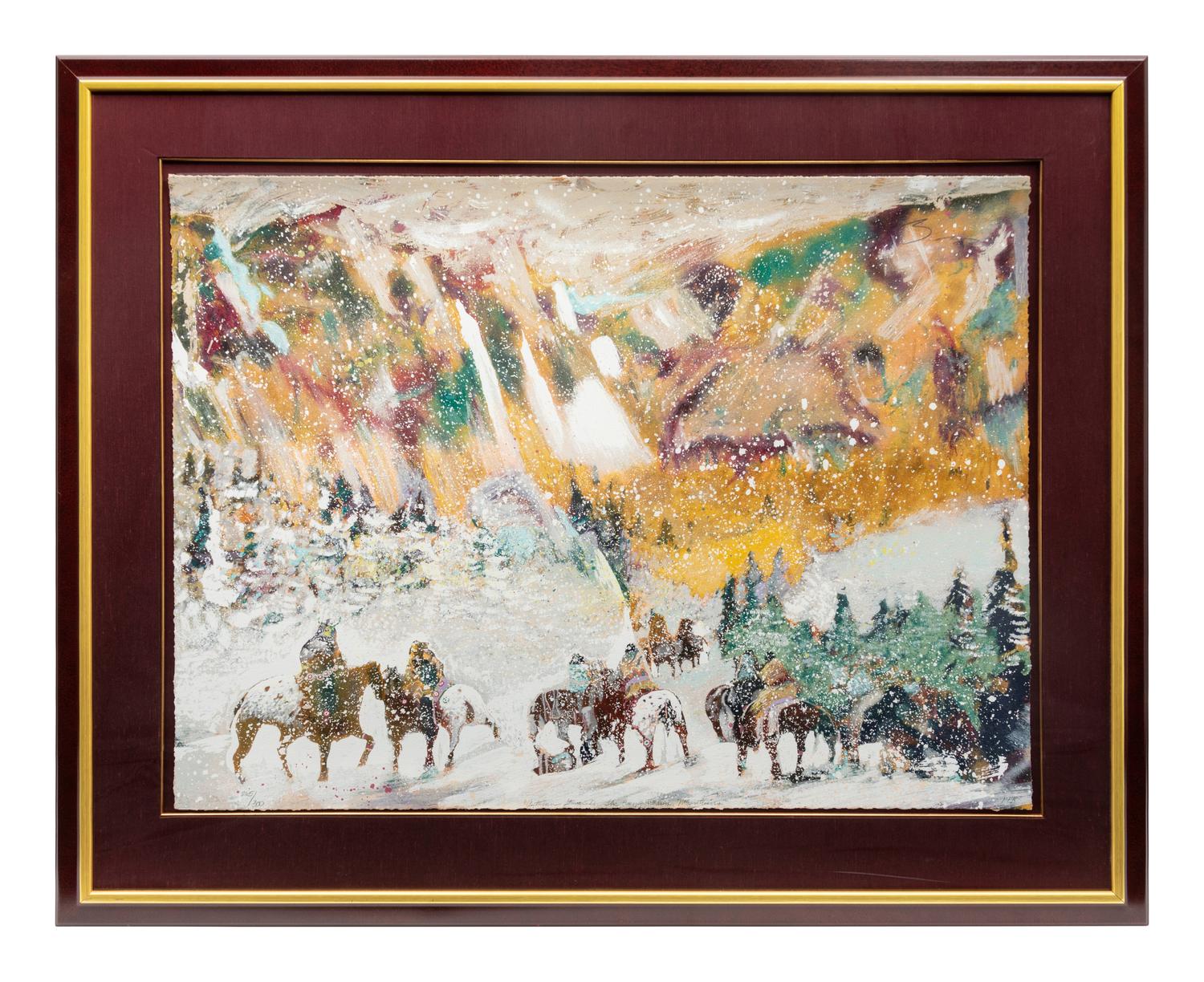 Autumn Storm on the Crazy Woman Mountains , edition 265/300