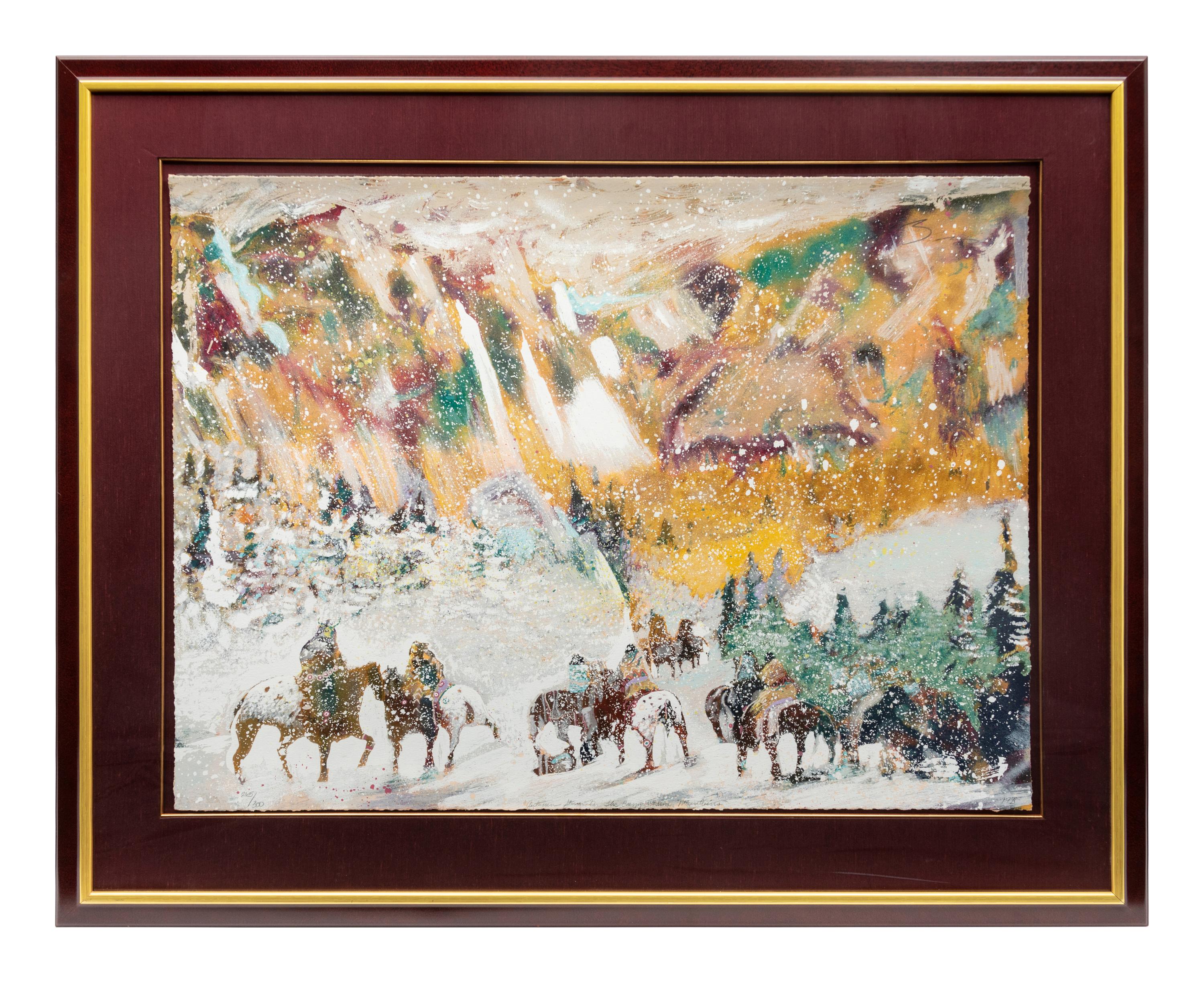 Autumn Storm on the Crazy Woman Mountains , edition 265/300