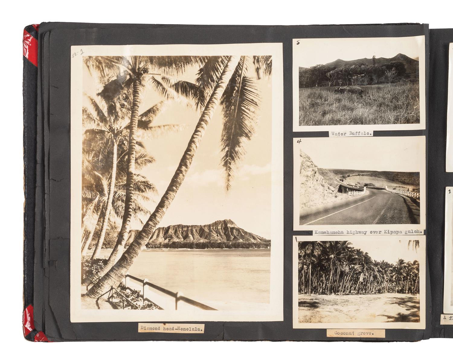 [WORLD WAR II] Albums documenting a soldier's experiences in Hawaii and Japan with additional photos