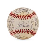 A 1995 World Series Champions Atlanta Braves Team Signed Autograph Baseball (Beckett Authentication Services Letter of Authenticity)