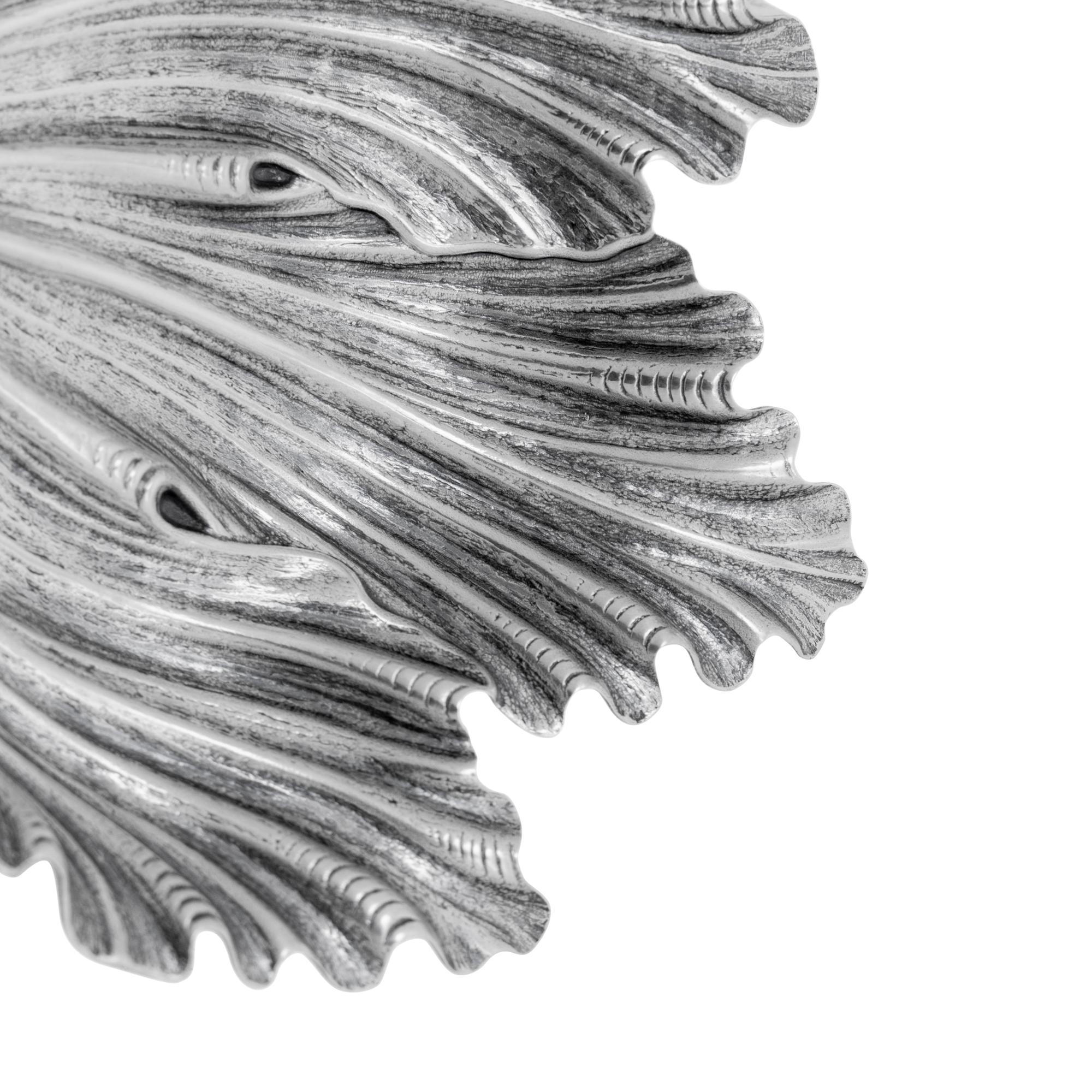 A Pair of Buccellati Acanthus Leaf Form Dishes