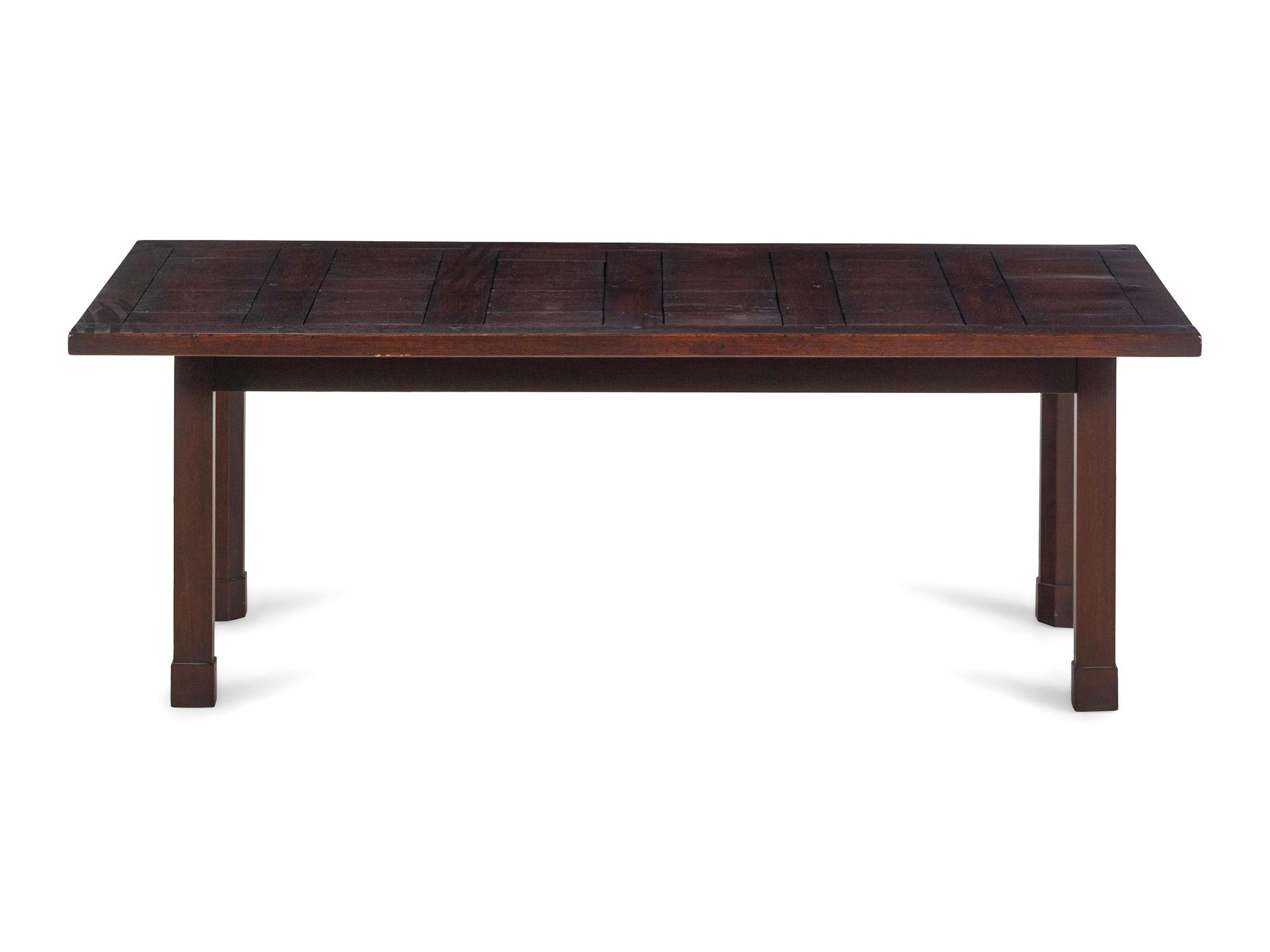 A Rustic Style Oak Low Table