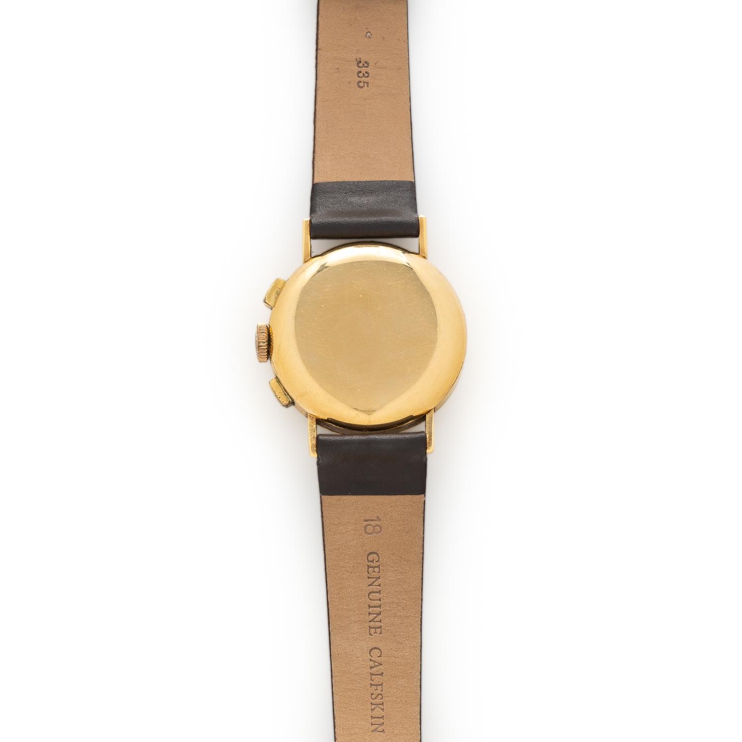 ROLEX, REF. 3484 18K ROSE GOLD VINTAGE CHRONOGRAPH WATCH, CIRCA 1940