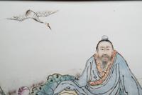 Two Chinese Famille Rose Porcelain Plaques