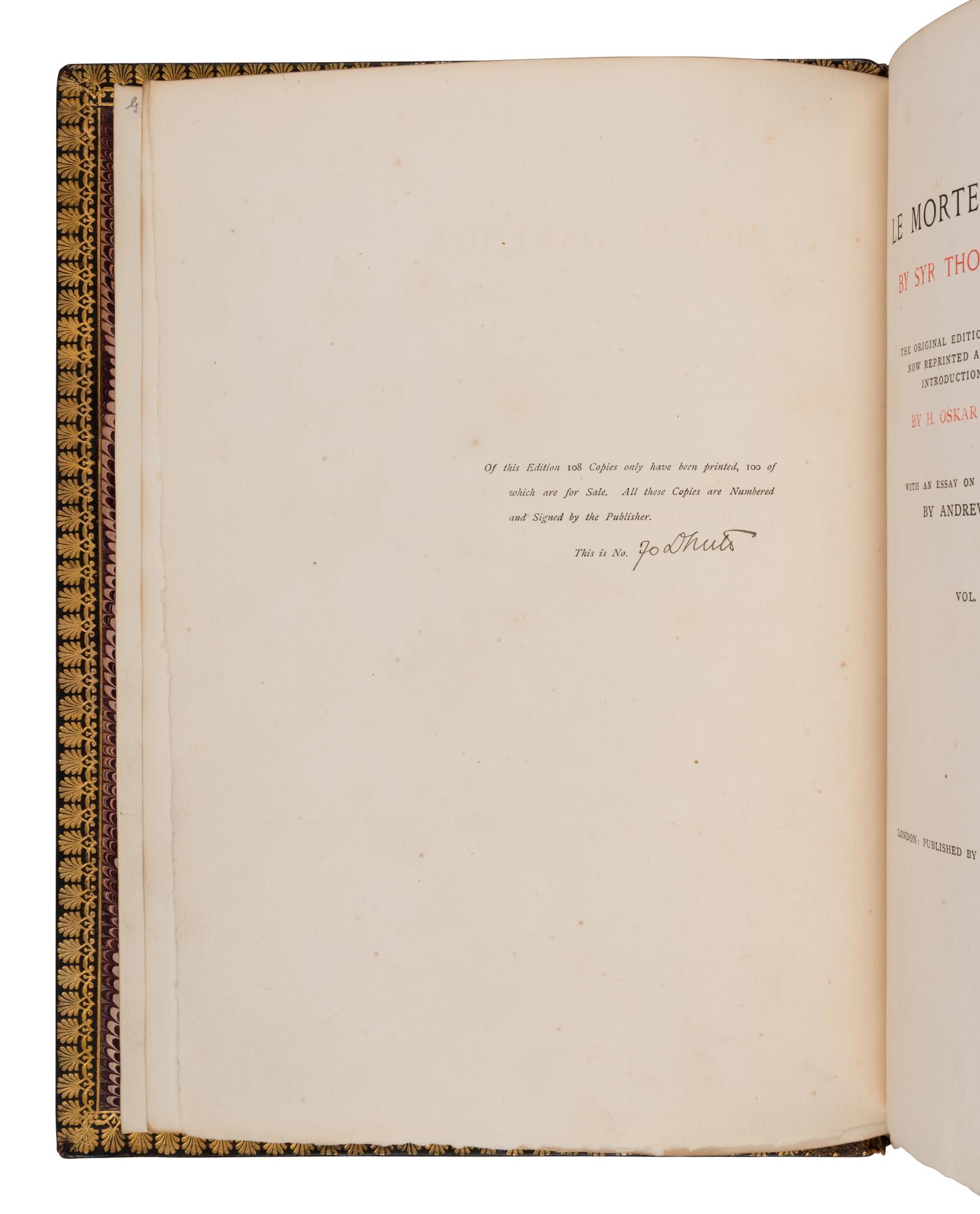 SHAKESPEARE, William. The Works... carefully revised and corrected. Thomas Hanmer, editor. Oxford: Printed at the Theatre, 1743-44.