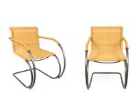 A Pair of Mies Van Der Rohe Cantilever Model MR 20 Chairs — CIRCA 1927