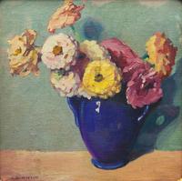 Still Life with Dahlias
