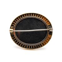 VICTORIAN, YELLOW GOLD AND DIAMOND BROOCH