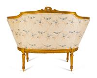 A Louis XVI Carved Giltwood Marquise — 18TH/19TH CENTURY