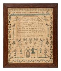 An English Needlework Schoolgirl’s Sampler