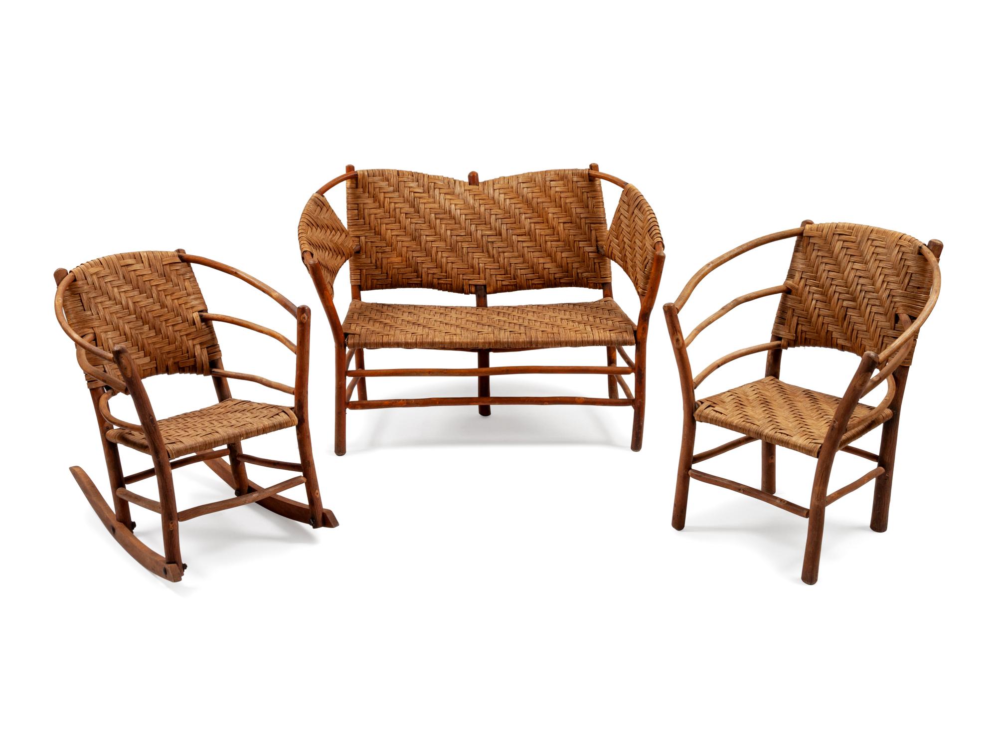 Group of Adirondack Children's Furniture