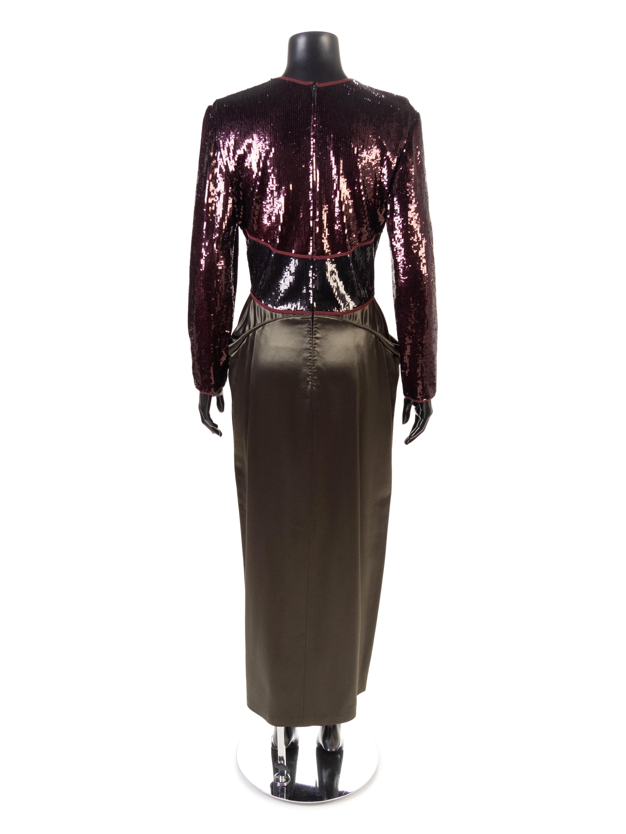 Two Geoffrey Beene Evening Dresses, 1980-90s