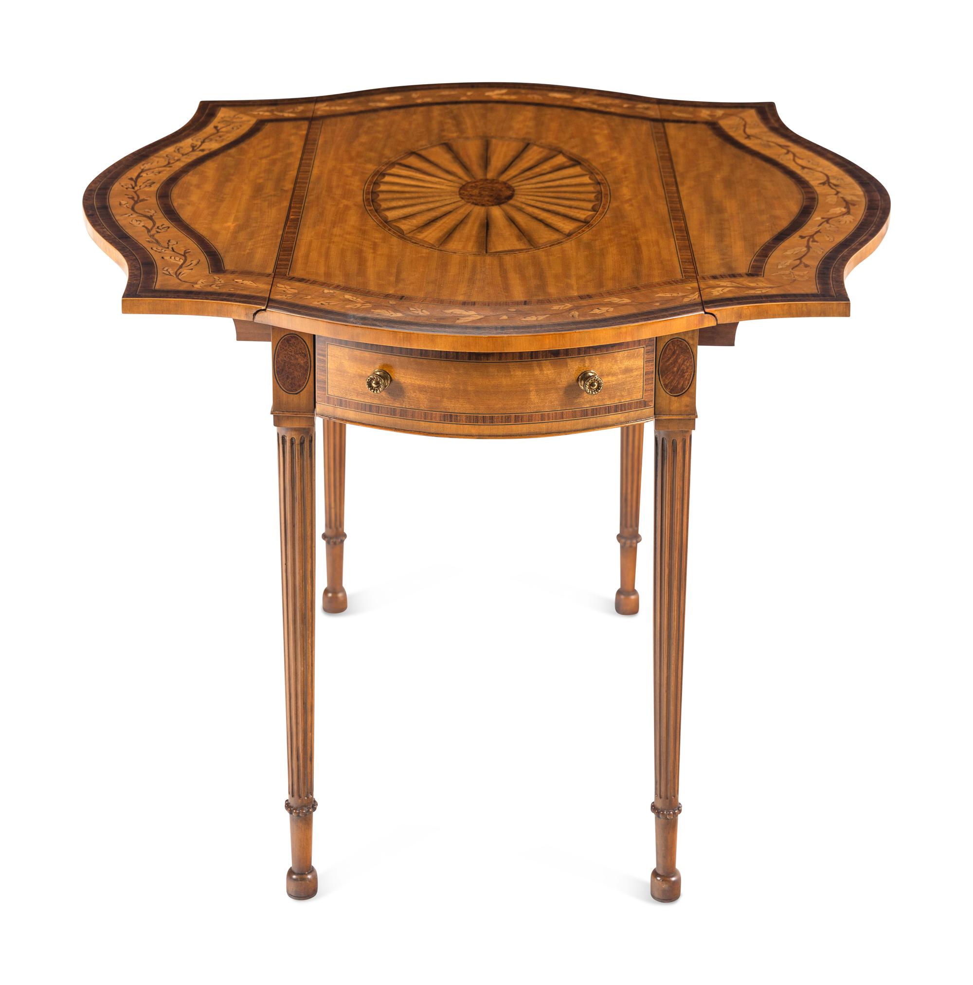 A George III Style Satinwood Pembroke Table
