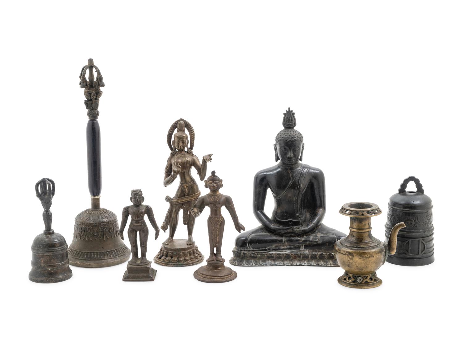 Eight Southeast Asian Bronze Articles