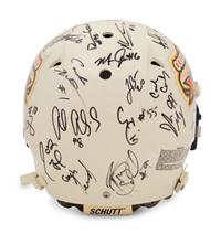 A 2006 Chicago Rush Team Signed Autograph Arena Bowl XX Football Helmet Presented to Mike Ditka Formerly Displayed at Mike Ditka's Restaurant