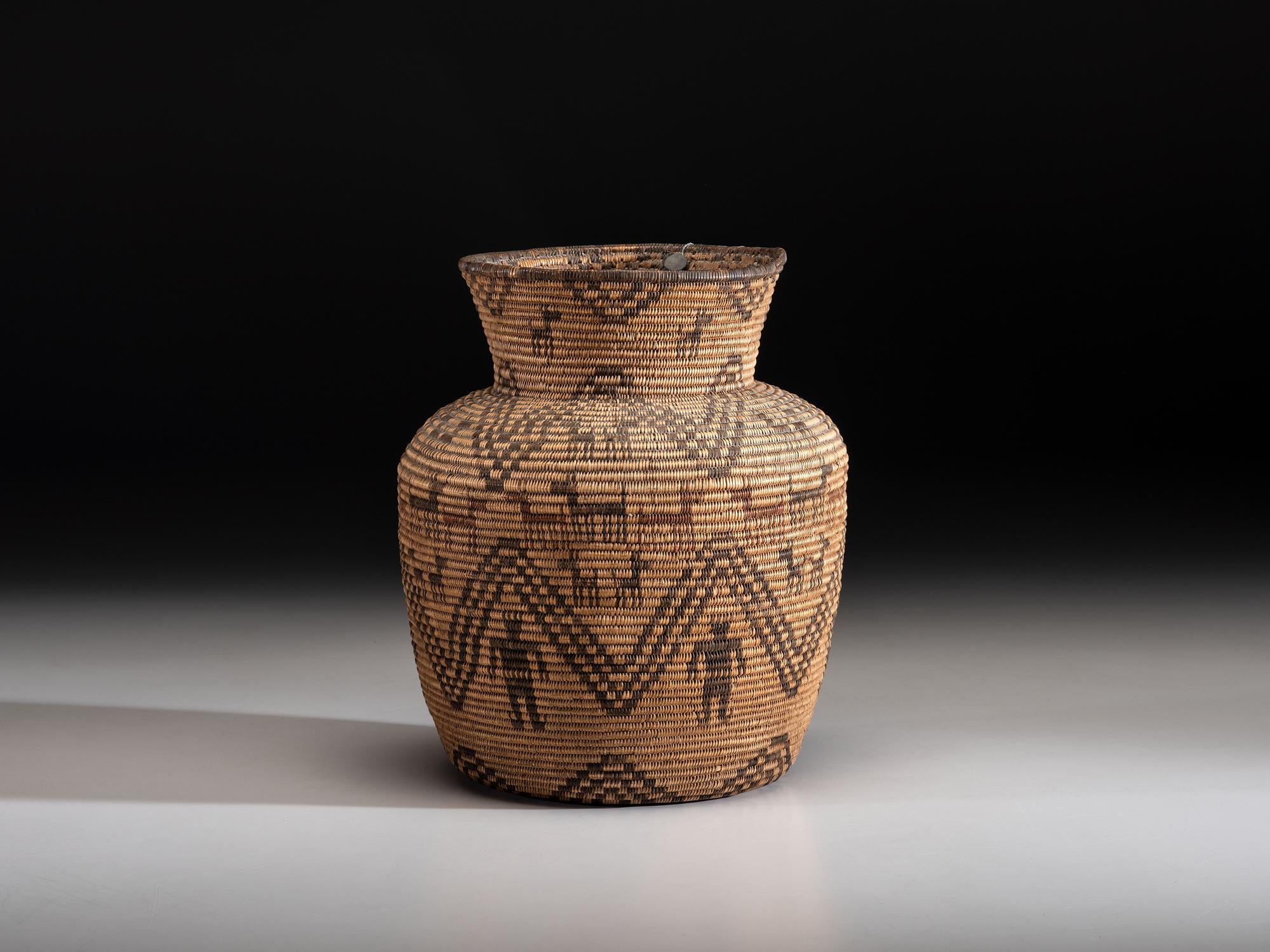 Apache Polychrome Pictorial Basket