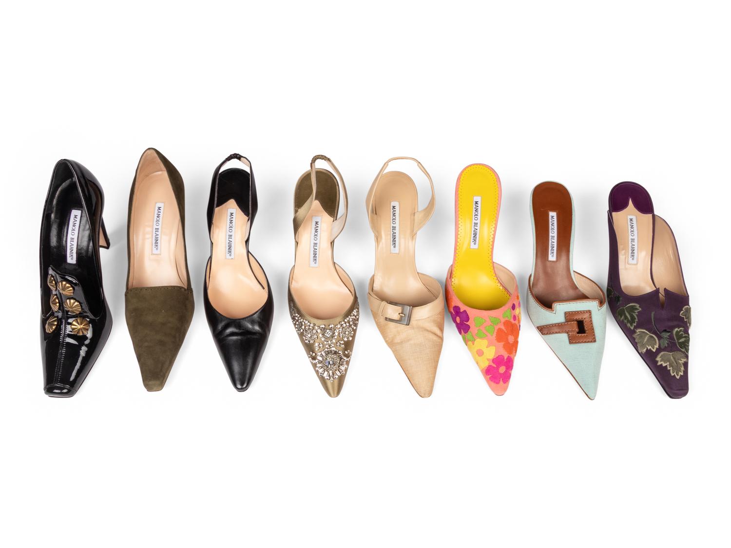 Manolo Blahnik, Eight Pairs of Shoes