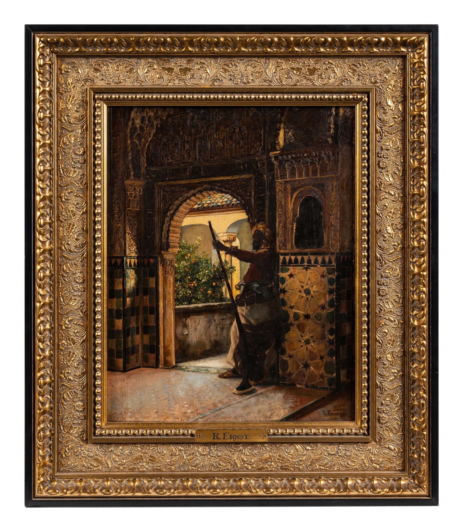 Guard in Orientalist Interior