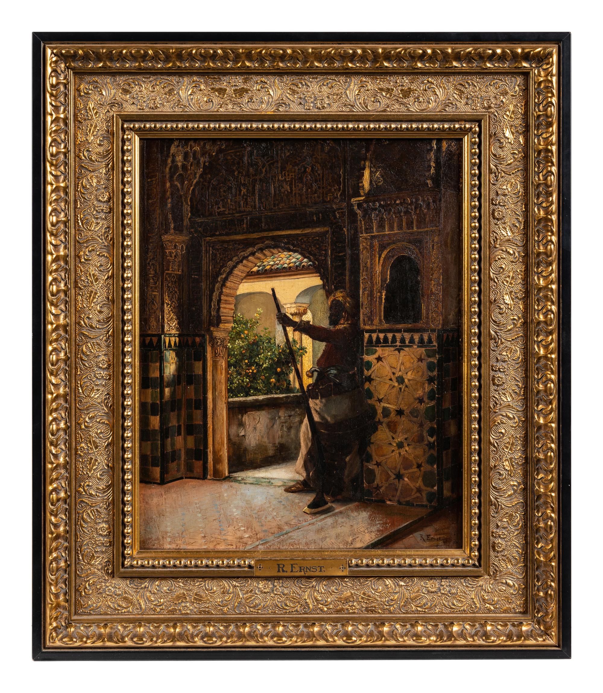 Guard in Orientalist Interior