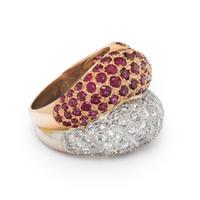 RUBY AND DIAMOND RING