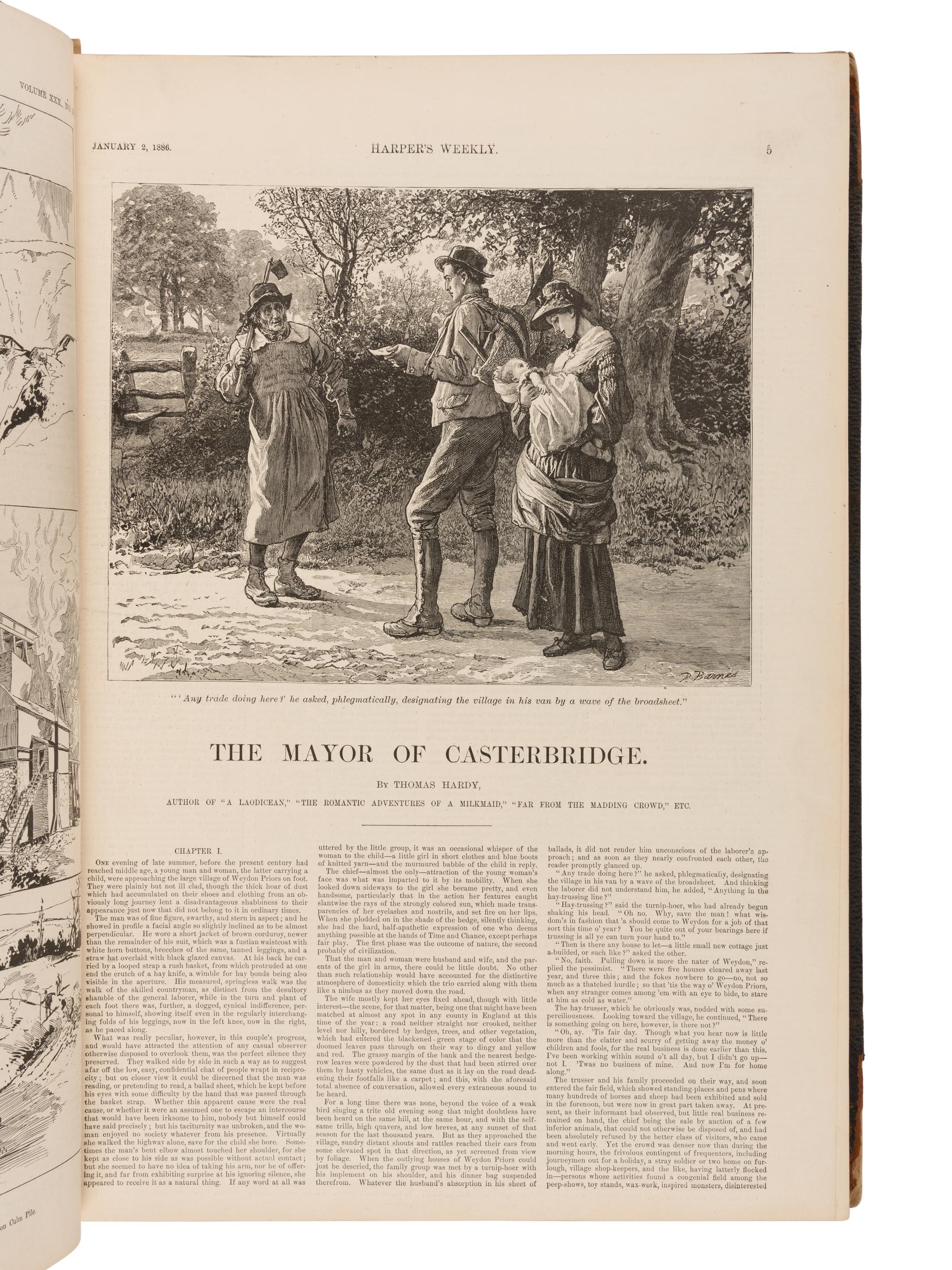 HARDY, Thomas (1840-1928). A group of 10 periodical works, including:
