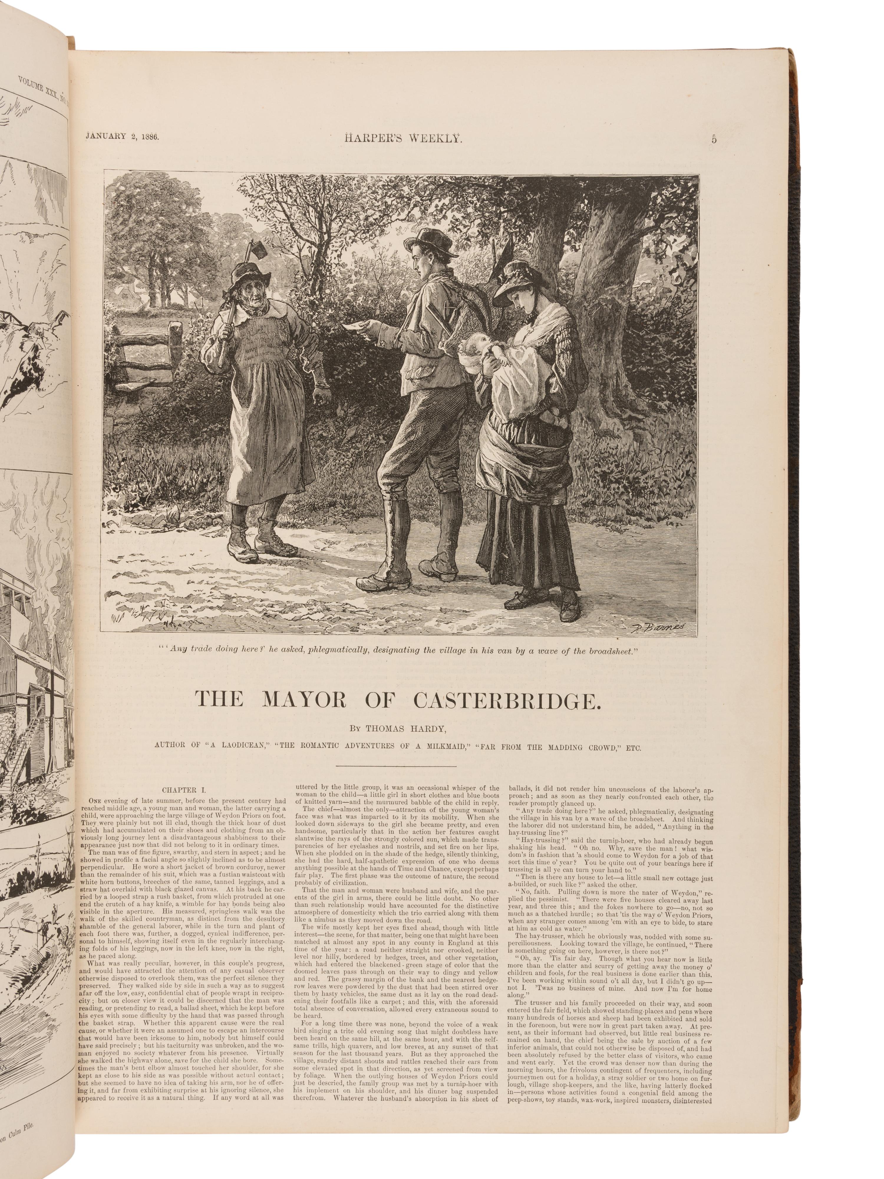 HARDY, Thomas (1840-1928). A group of 10 periodical works, including: