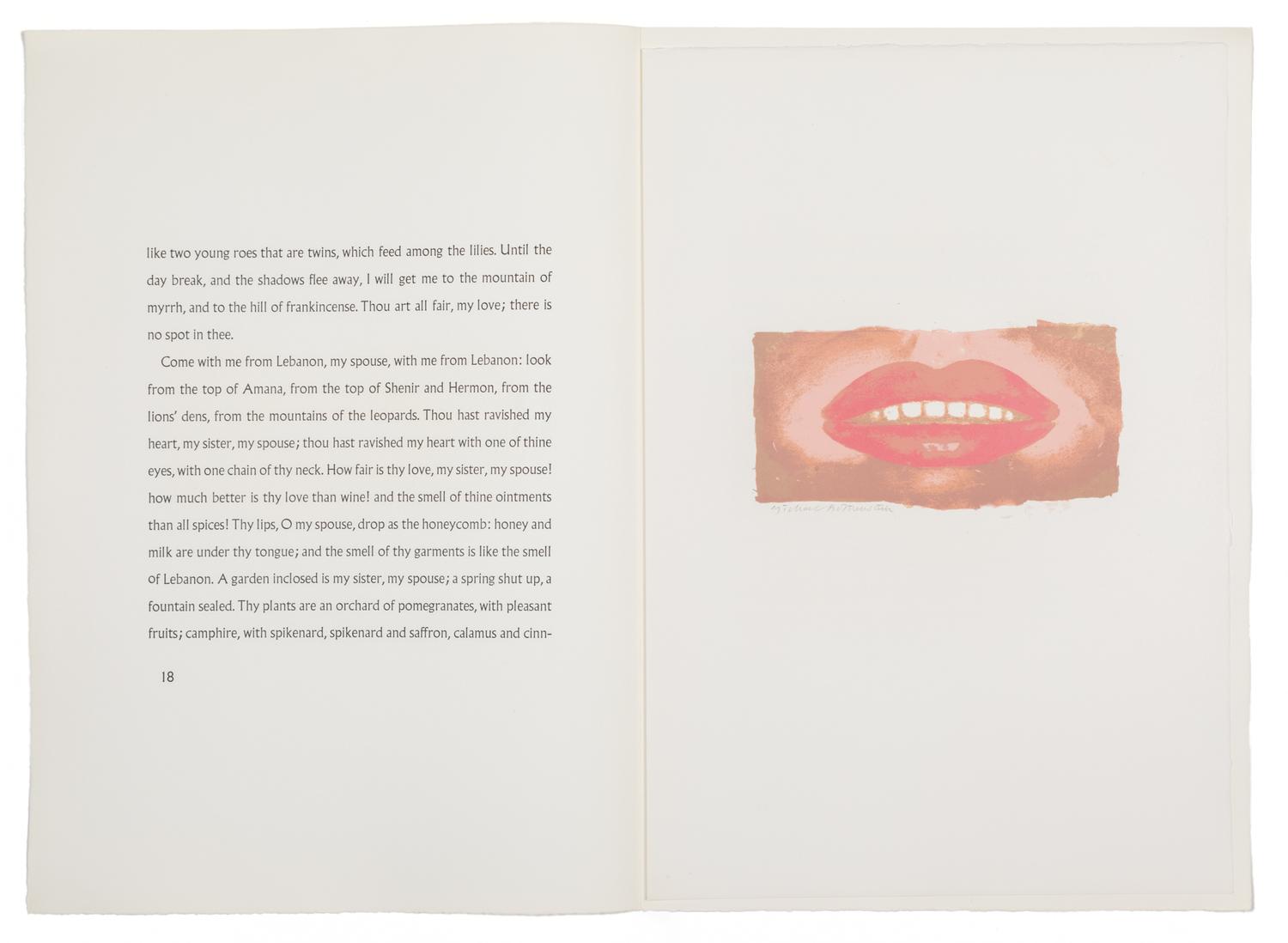 Michael Rothenstein, (English, 1908-1993), Portfolio of ten works from The Song of Songs, 1979