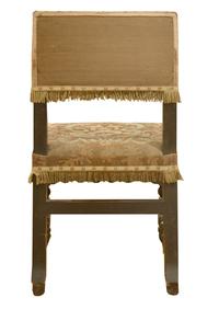 A Set of Twelve Tudor Style Dining Chairs 21" W x 18" D x 41" H — England, Circa 1920