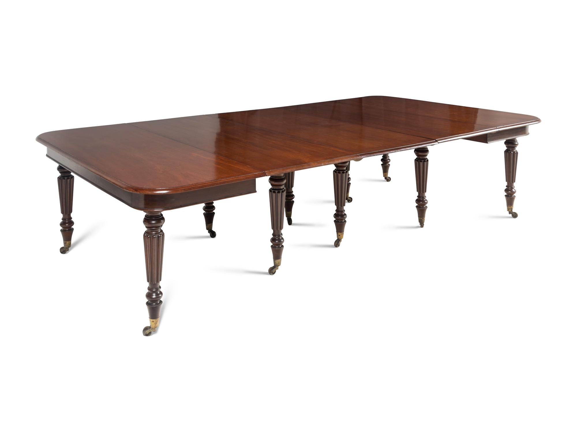 A George IV Mahogany Extending Dining Table