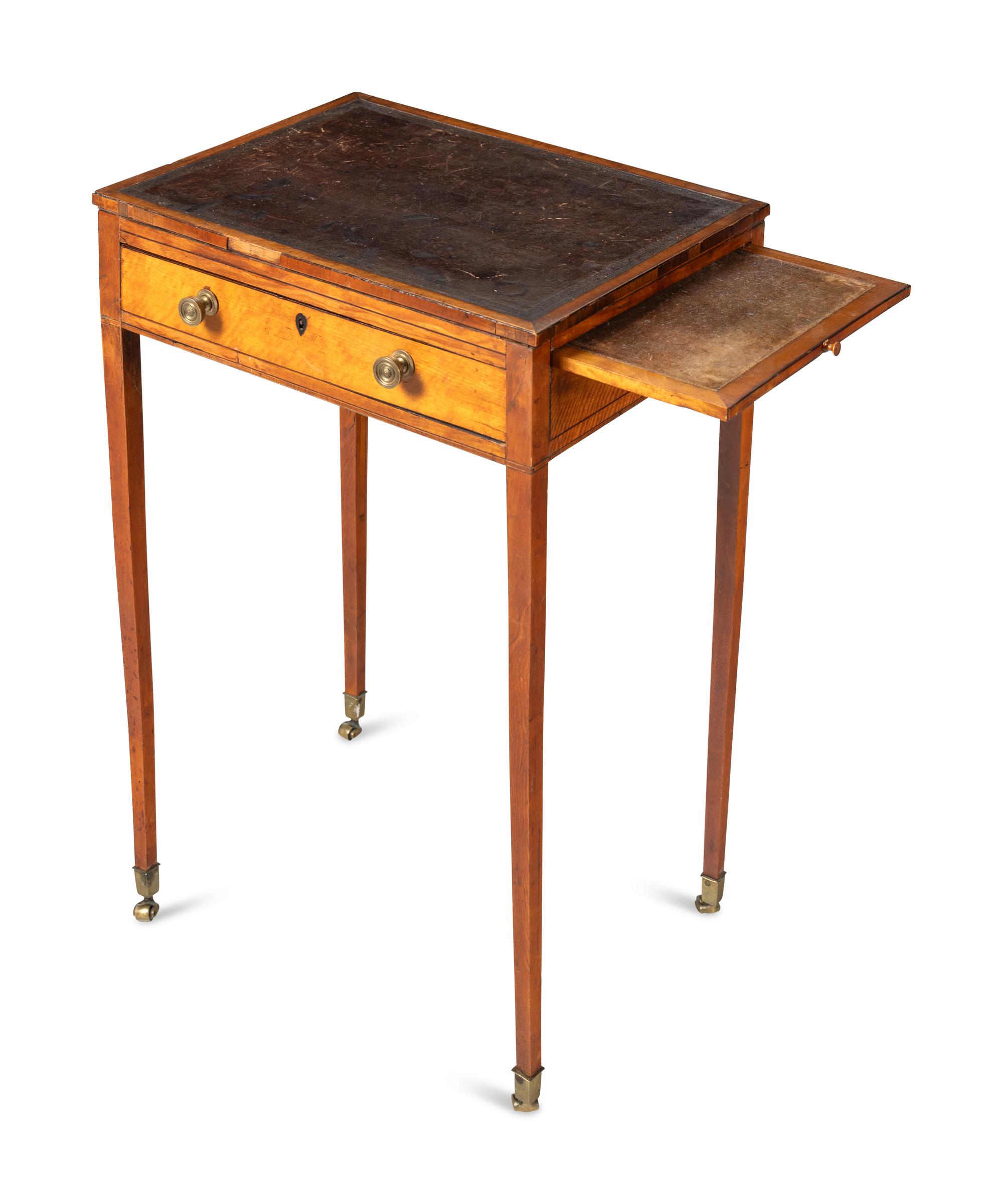 A Regency Satinwood Work Table