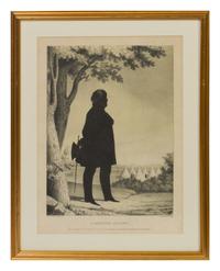 A Group of Three English Prints Height 19 1/2 x width 15 1/2 inches (framed).