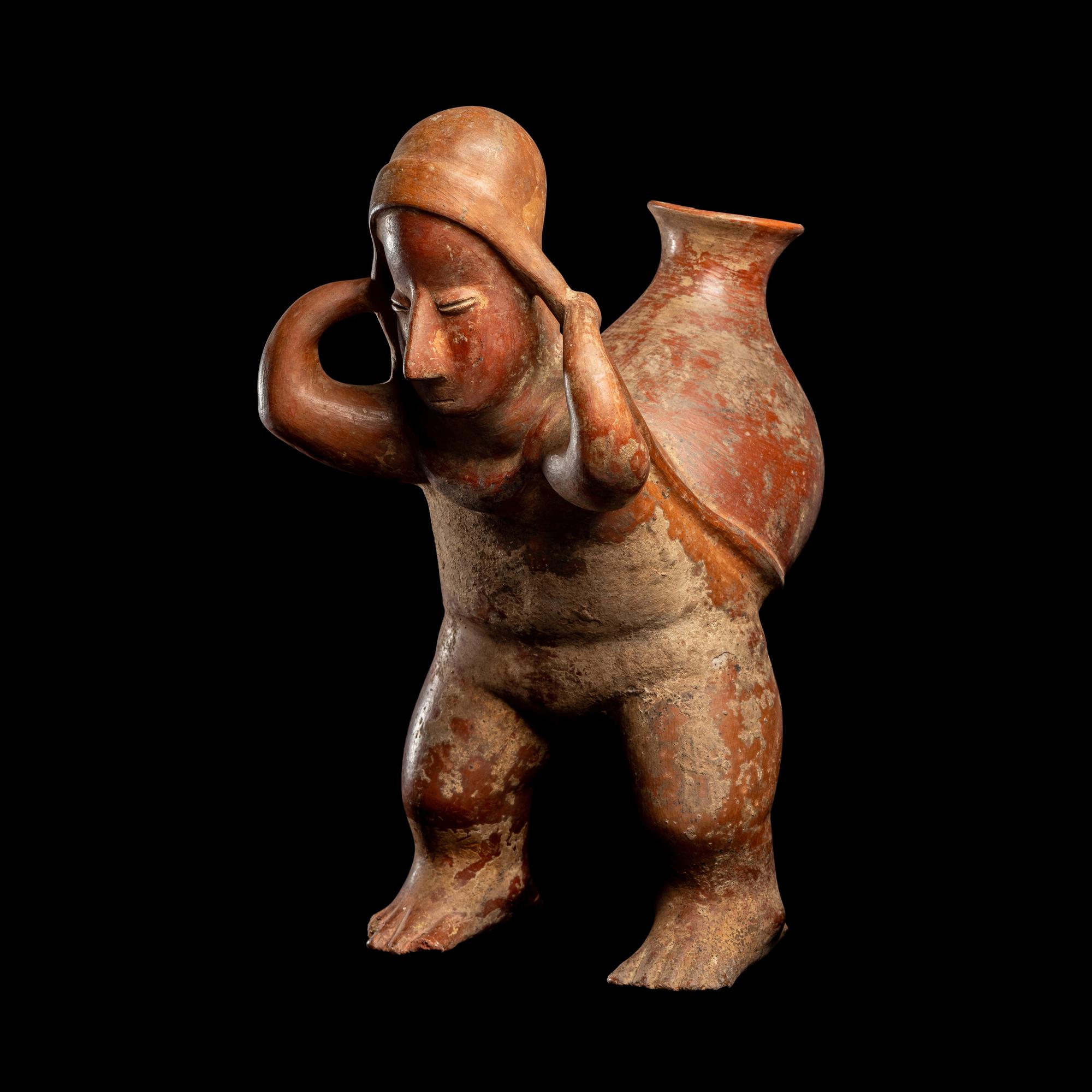 A Colima Terracotta Cup Bearer