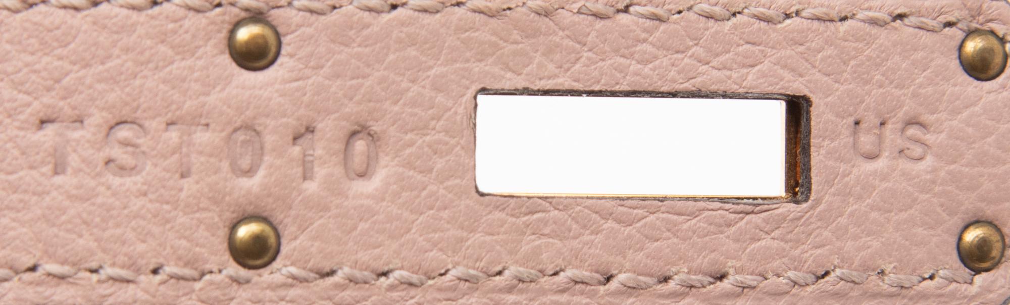 HERMÈS, KELLY 28 RETOURNE IN GLYCINE EVERCOLOR