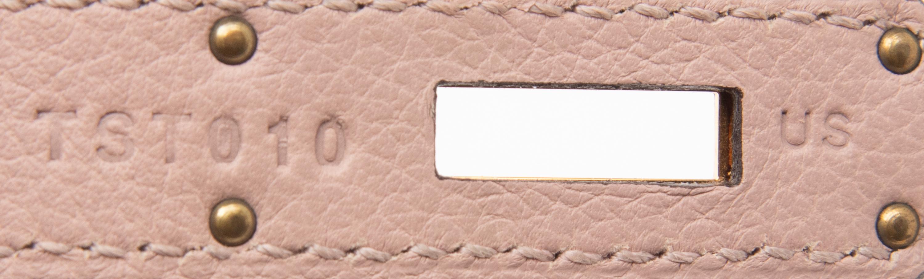HERMÈS, KELLY 28 RETOURNE IN GLYCINE EVERCOLOR