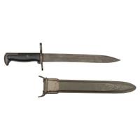 Lot of 3 Edged Weapons Including: French M1874 Gras Bayonet, US M1 Bayonet, Robeson USN Mk 2 Knife