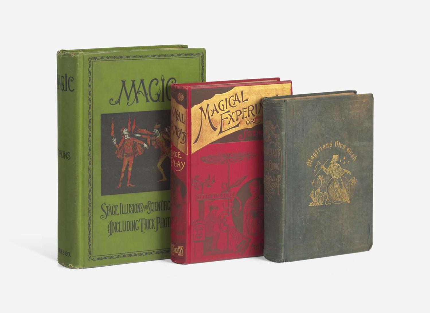[Magic] Group of 3 19th-Century Magic Books