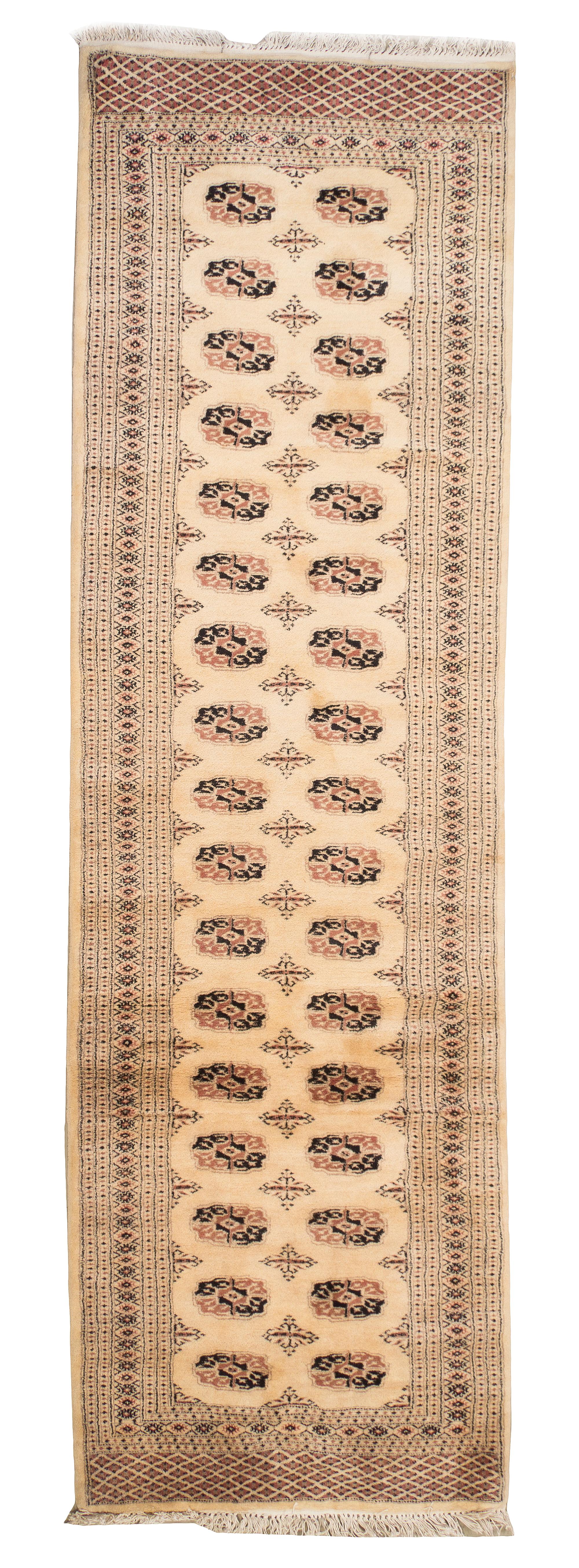 A Bokhara Wool Runner, 9 feet 10 inches x 3 feet 2 inches