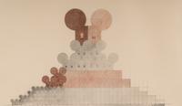 Geometric Mouse Pyramid as an image of the Electoral System, Doubled, 1976