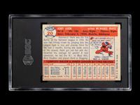 A 1957 Topps Hank Aaron Baseball Card No. 20 (SGC 4.5 VG-EX+)