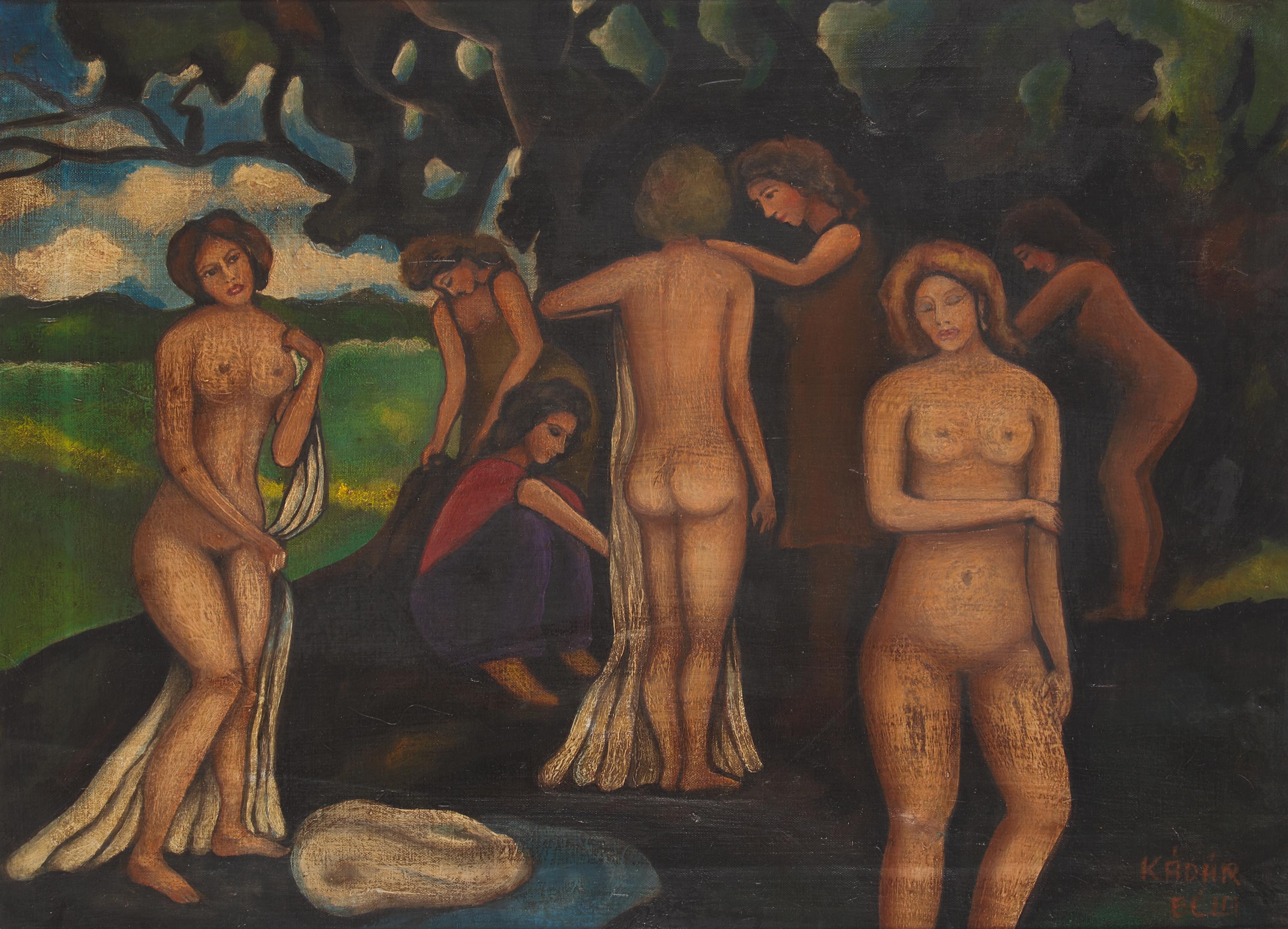 Béla Kádár (Hungarian, 1877-1955) — Bathers
