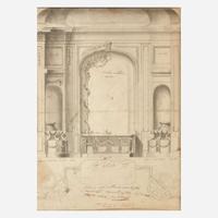 Attributed to Gilles-Paul Cauvet (French, 1731–1788) Deux Projets pour Dessus de Porte: 'La Comédie' and 'La Moisson;' together with a Companion