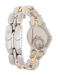 BERTOLUCCI, STAINLESS STEEL AND YELLOW GOLD DATE WATCH