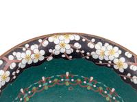 Six Chinese Black Ground Cloisonné Enamel Vessels