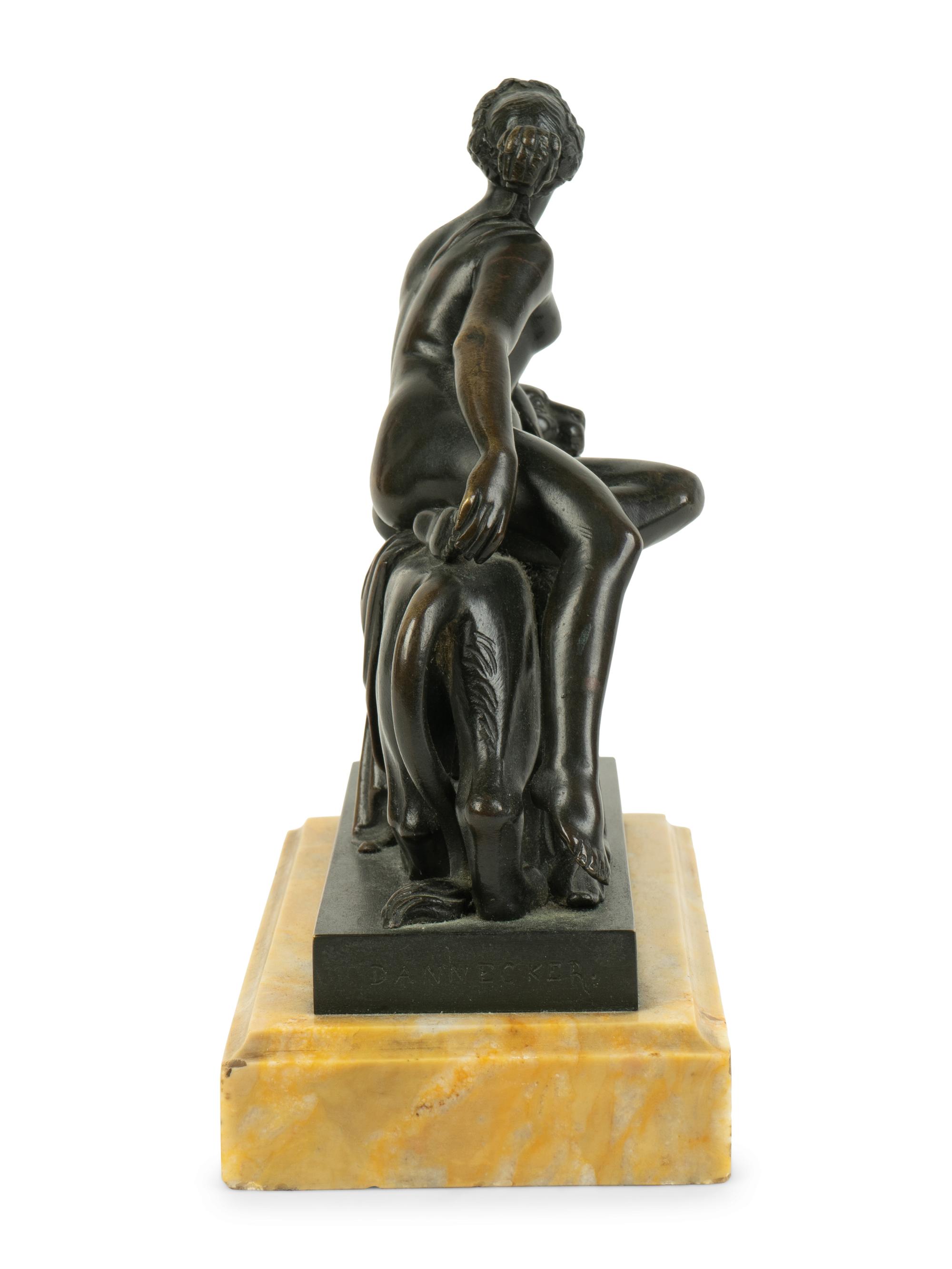 A Grand Tour Bronze of Ariadne on the Panther, After Johann Heinrich Dannecker (German, 1758 - 1841) — EARLY 20TH CENTURY