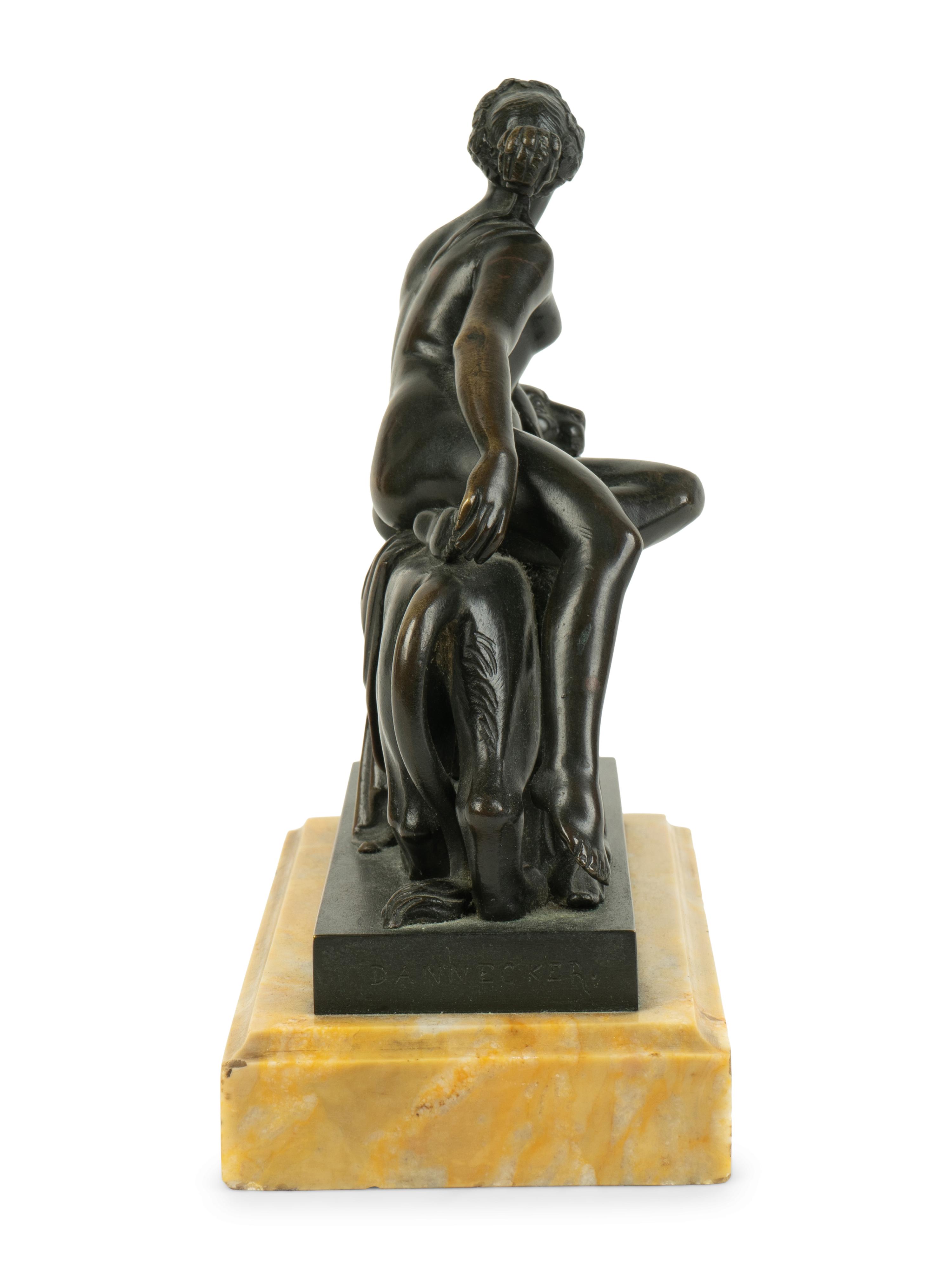 A Grand Tour Bronze of Ariadne on the Panther, After Johann Heinrich Dannecker (German, 1758 - 1841) — EARLY 20TH CENTURY