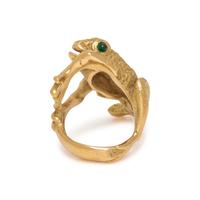 YELLOW GOLD FROG RING