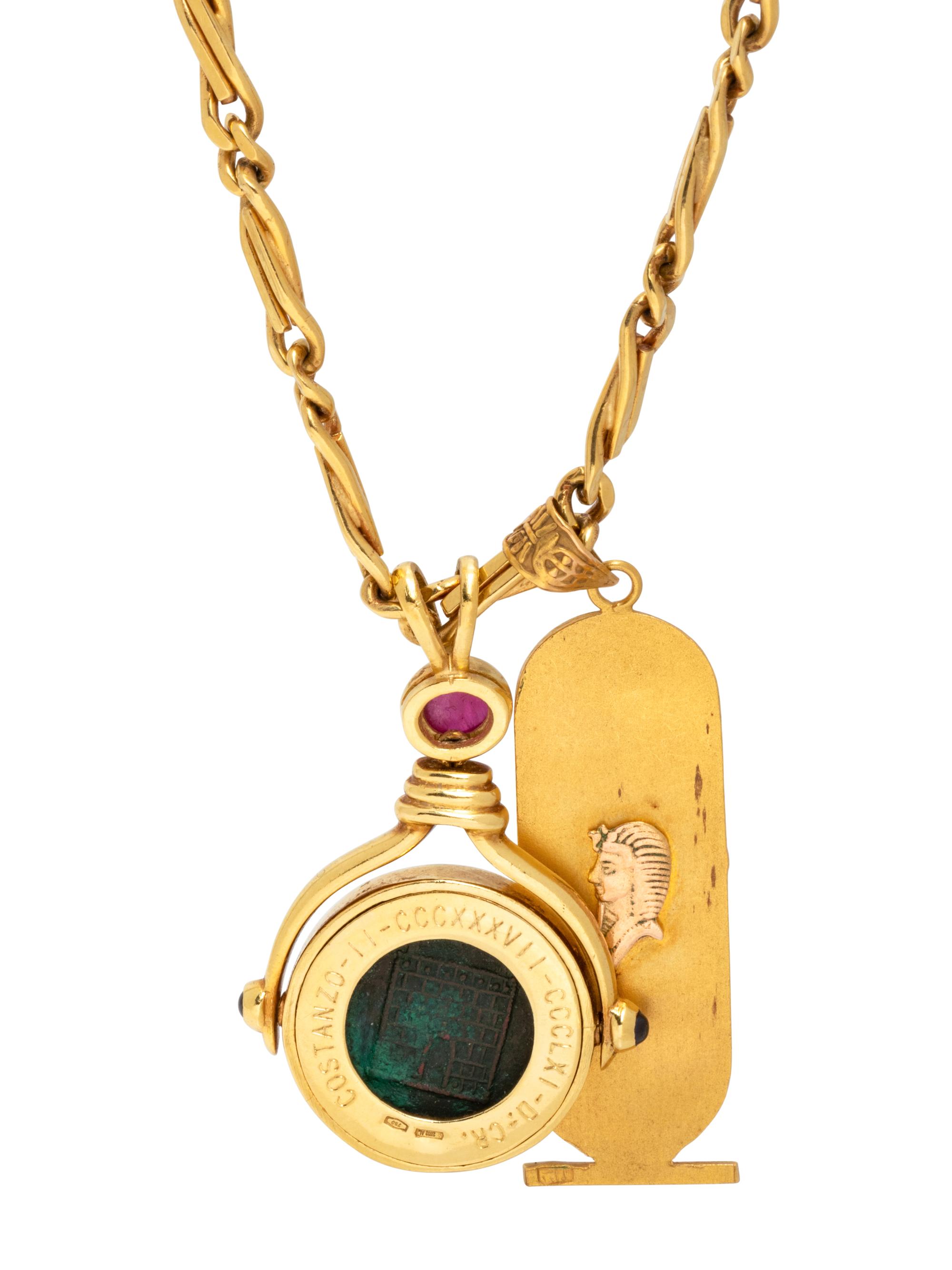 YELLOW GOLD PENDANT/NECKLACE